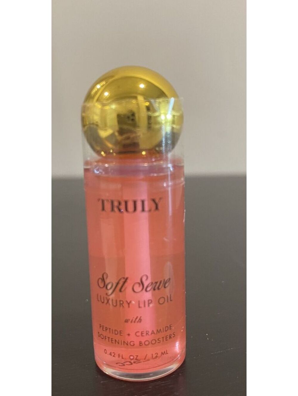 Truly Soft Serve Luxury Lip Oil with Peptide and Ceramide - 0.42 fl oz